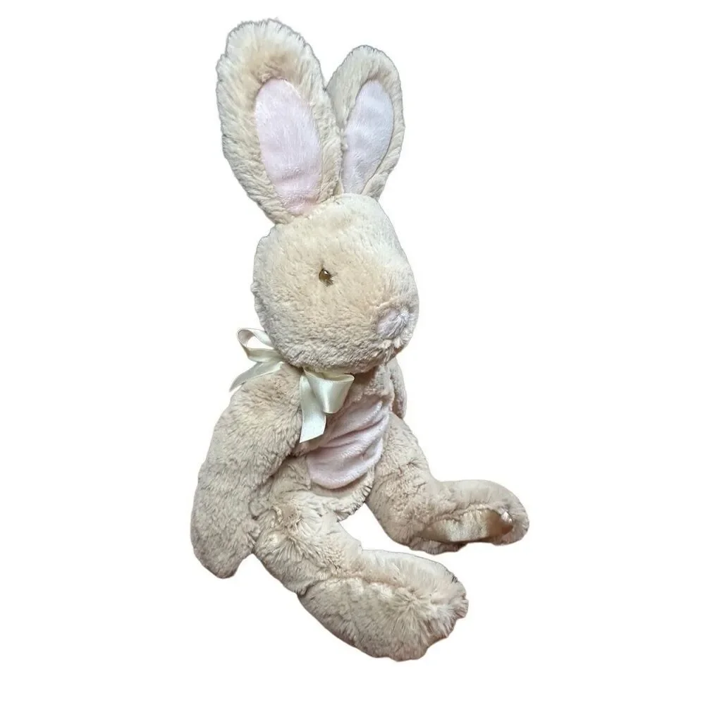 DOUGLAS‎ BABY BUNNY PLUMPIE LIGHT BROWN CREAM BUNNY RABBIT PLUSH SOFT LOVEY
